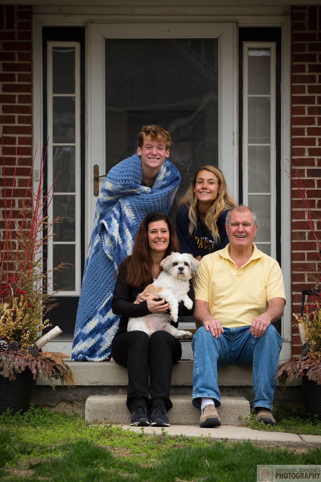 At Our Doorstep pictures of family during the pandemic