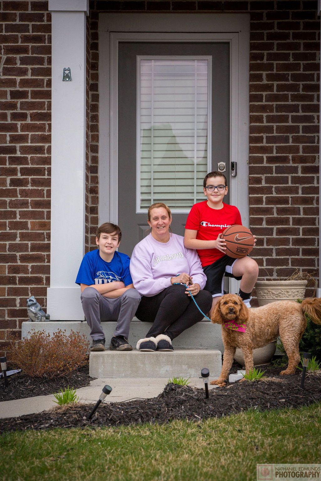 At Our Doorstep pictures of family during the pandemic