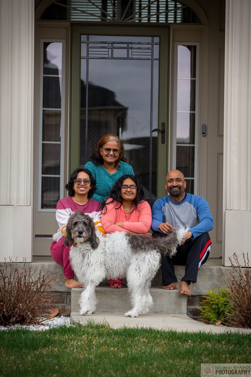 At Our Doorstep pictures of family during the pandemic