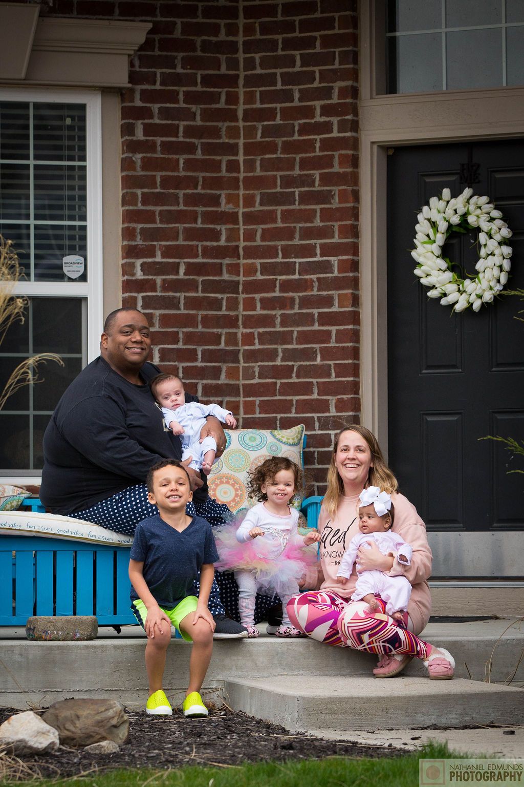 At Our Doorstep pictures of family during the pandemic