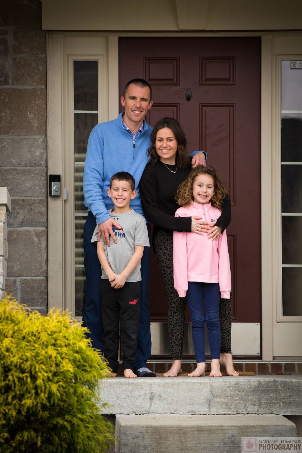 At Our Doorstep pictures of family during the pandemic