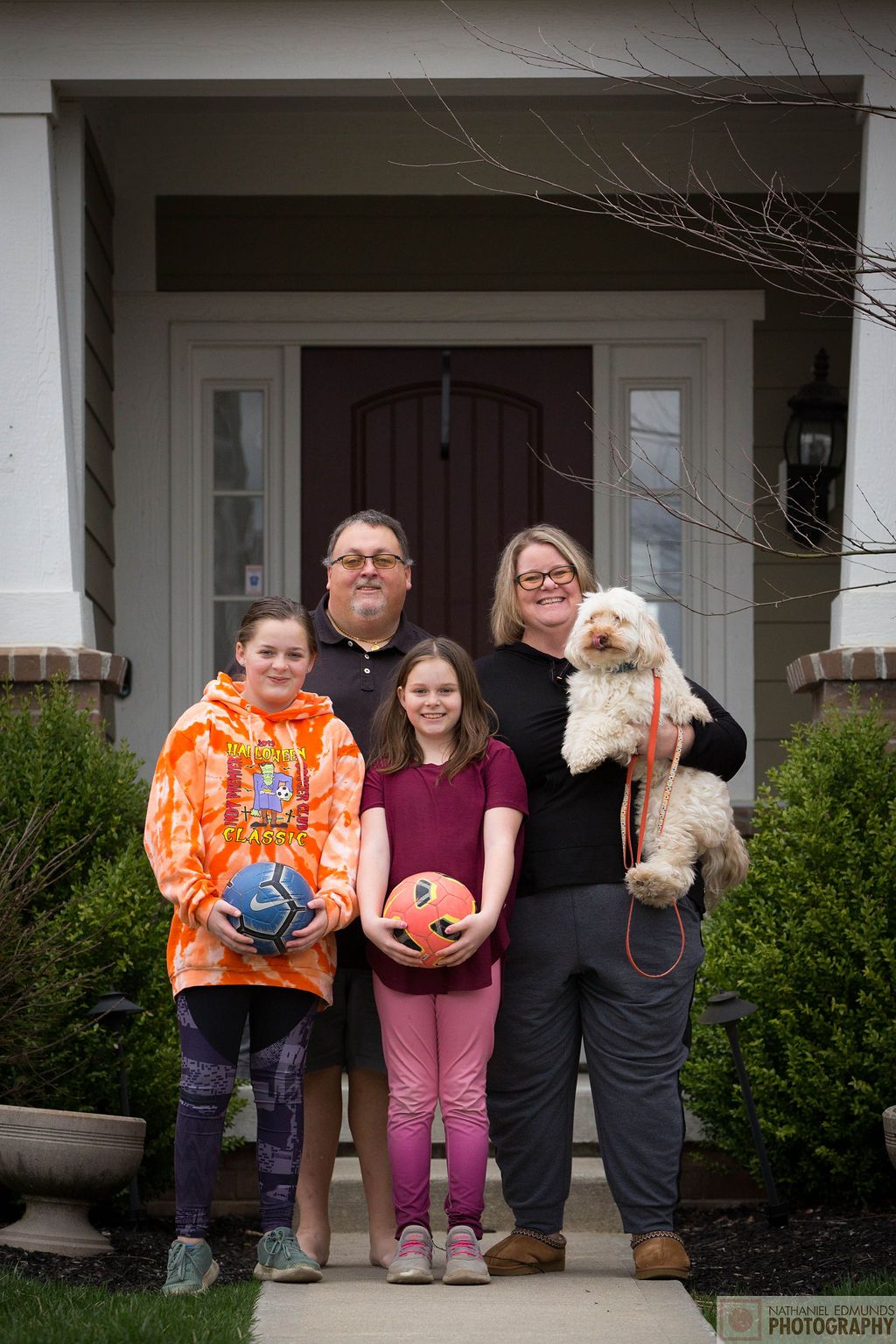 At Our Doorstep pictures of family during the pandemic