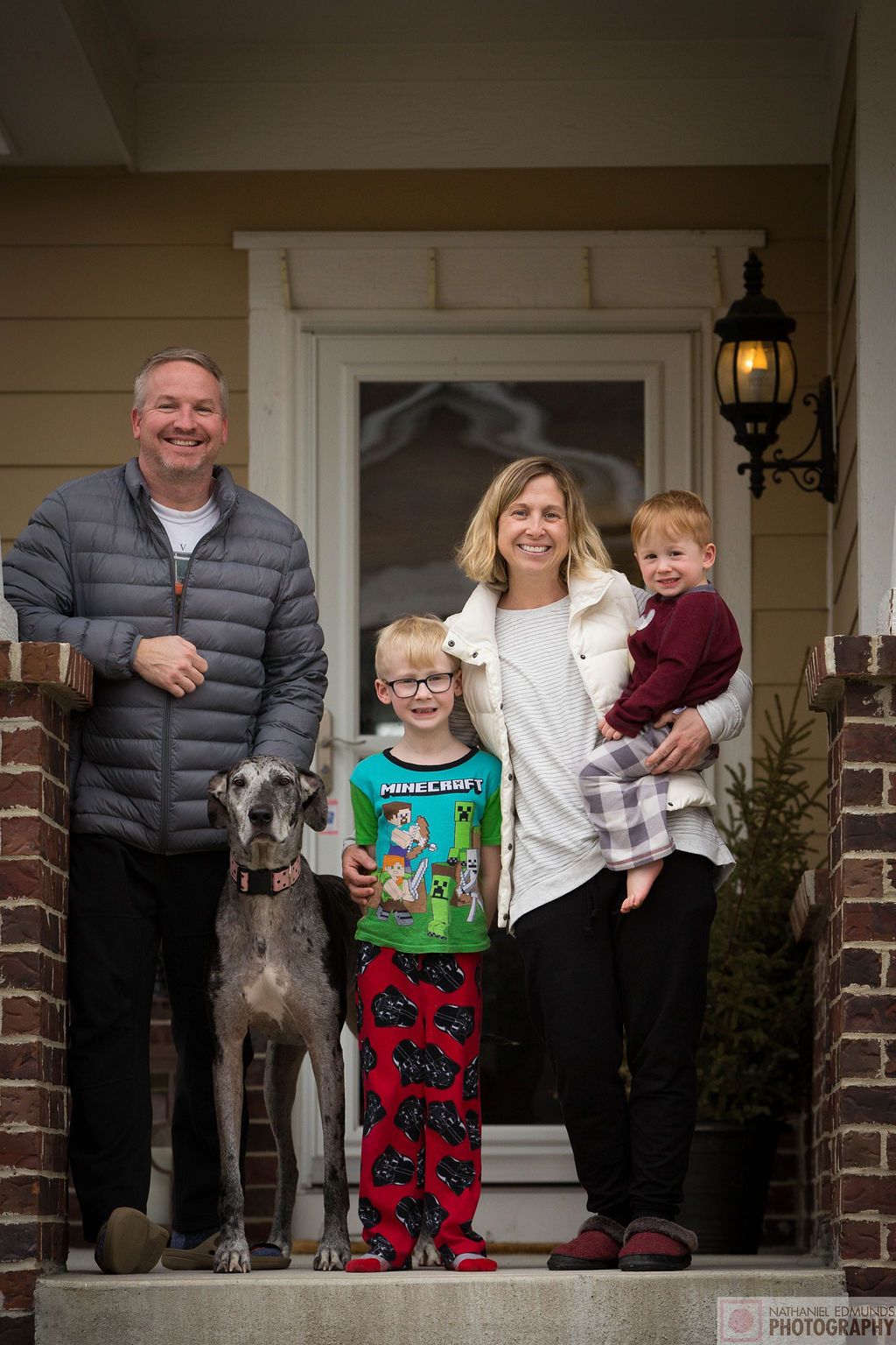 At Our Doorstep pictures of family during the pandemic