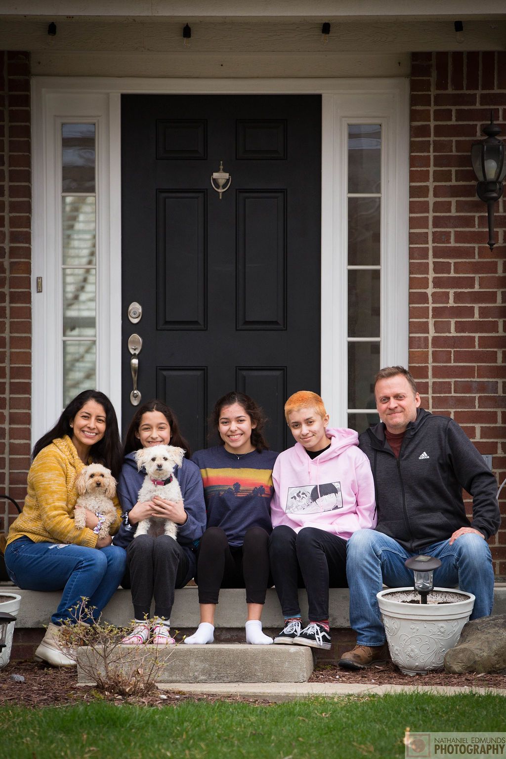At Our Doorstep pictures of family during the pandemic