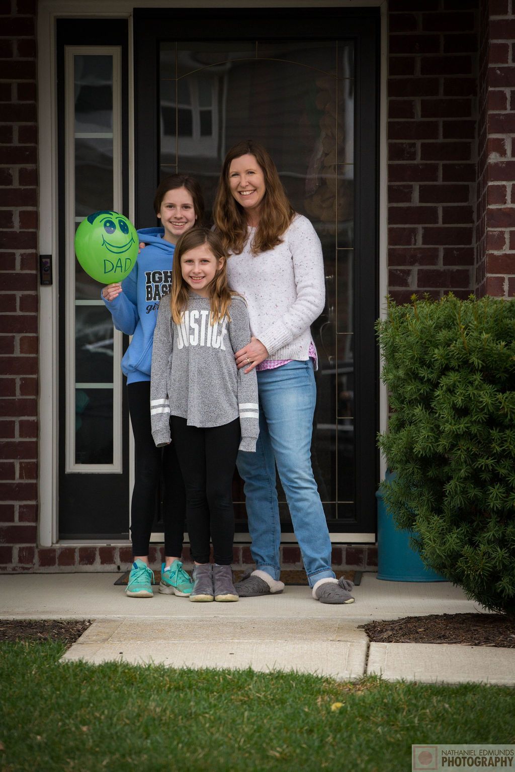 At Our Doorstep pictures of family during the pandemic