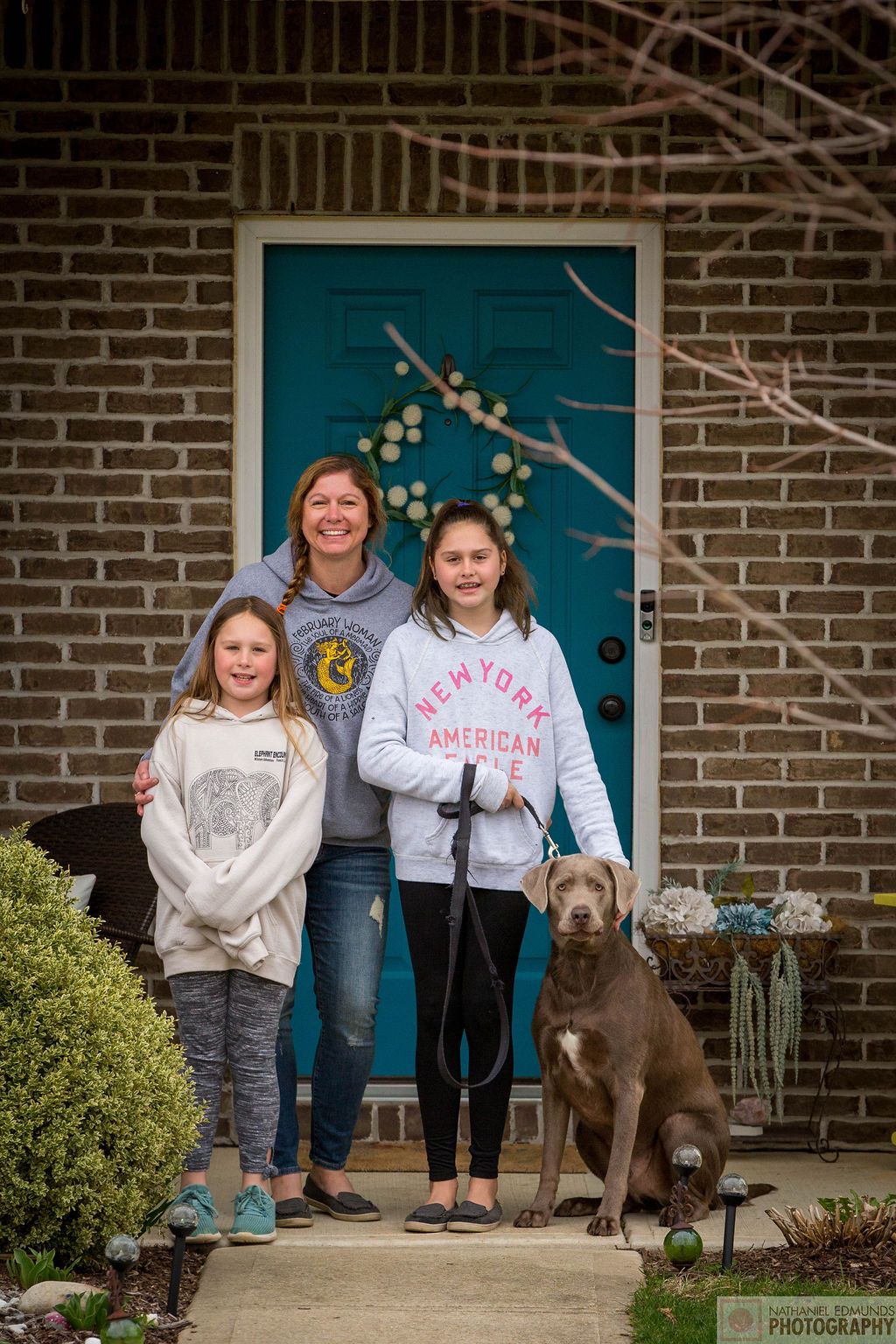 At Our Doorstep pictures of family during the pandemic