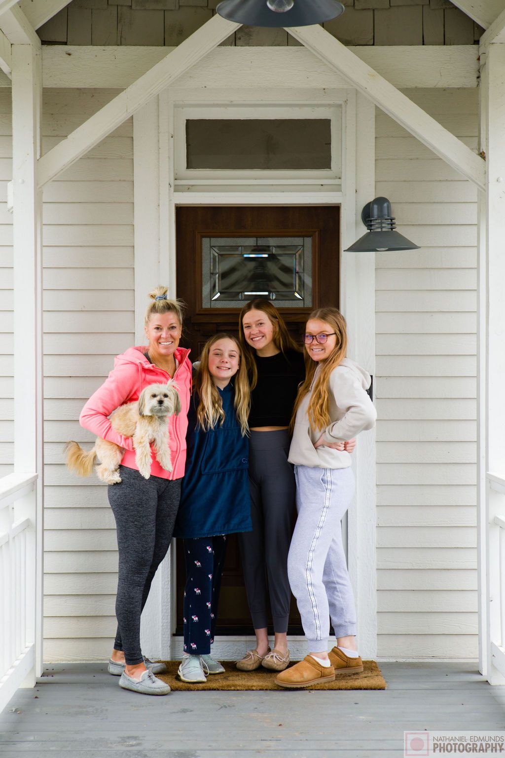 At Our Doorstep pictures of family during the pandemic
