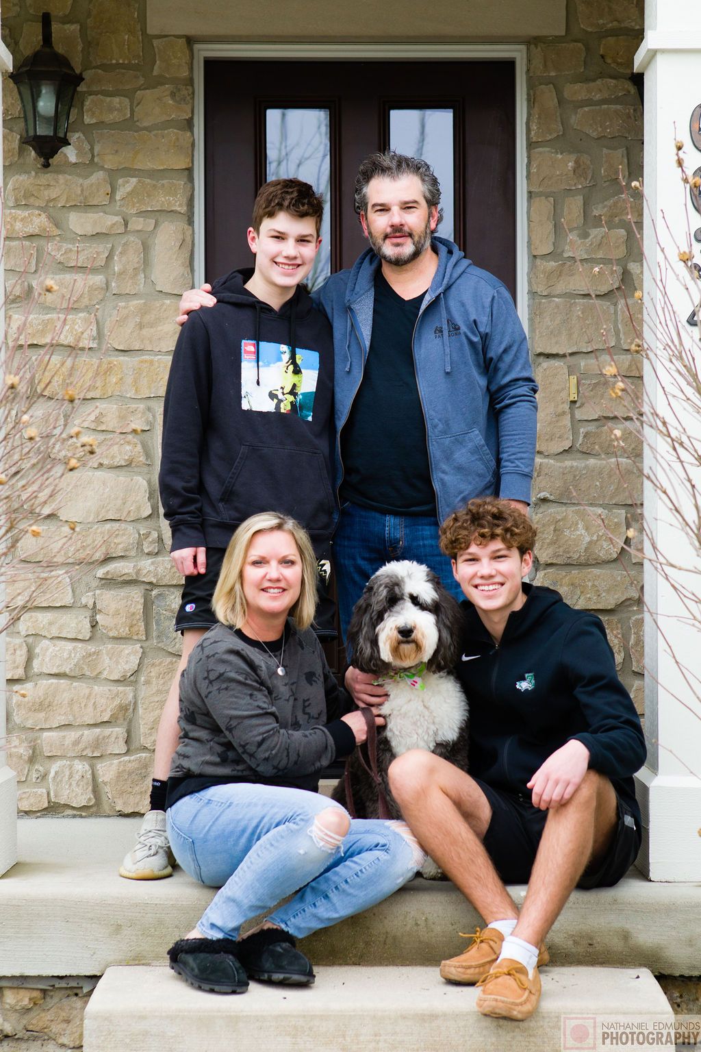 At Our Doorstep pictures of family during the pandemic