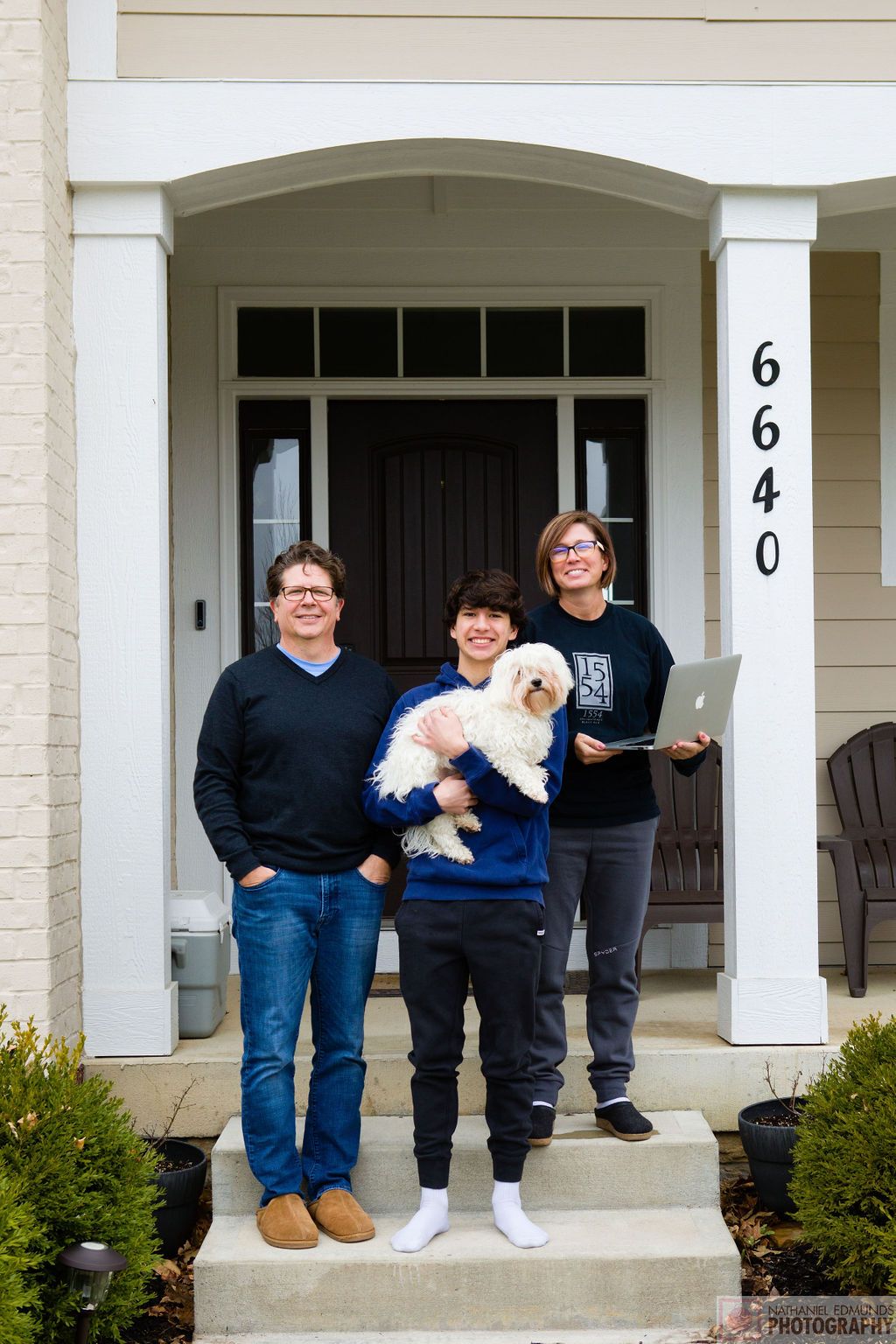 At Our Doorstep pictures of family during the pandemic