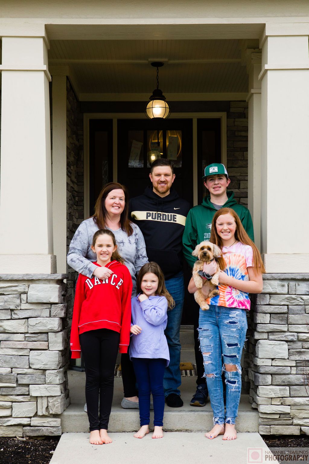 At Our Doorstep pictures of family during the pandemic