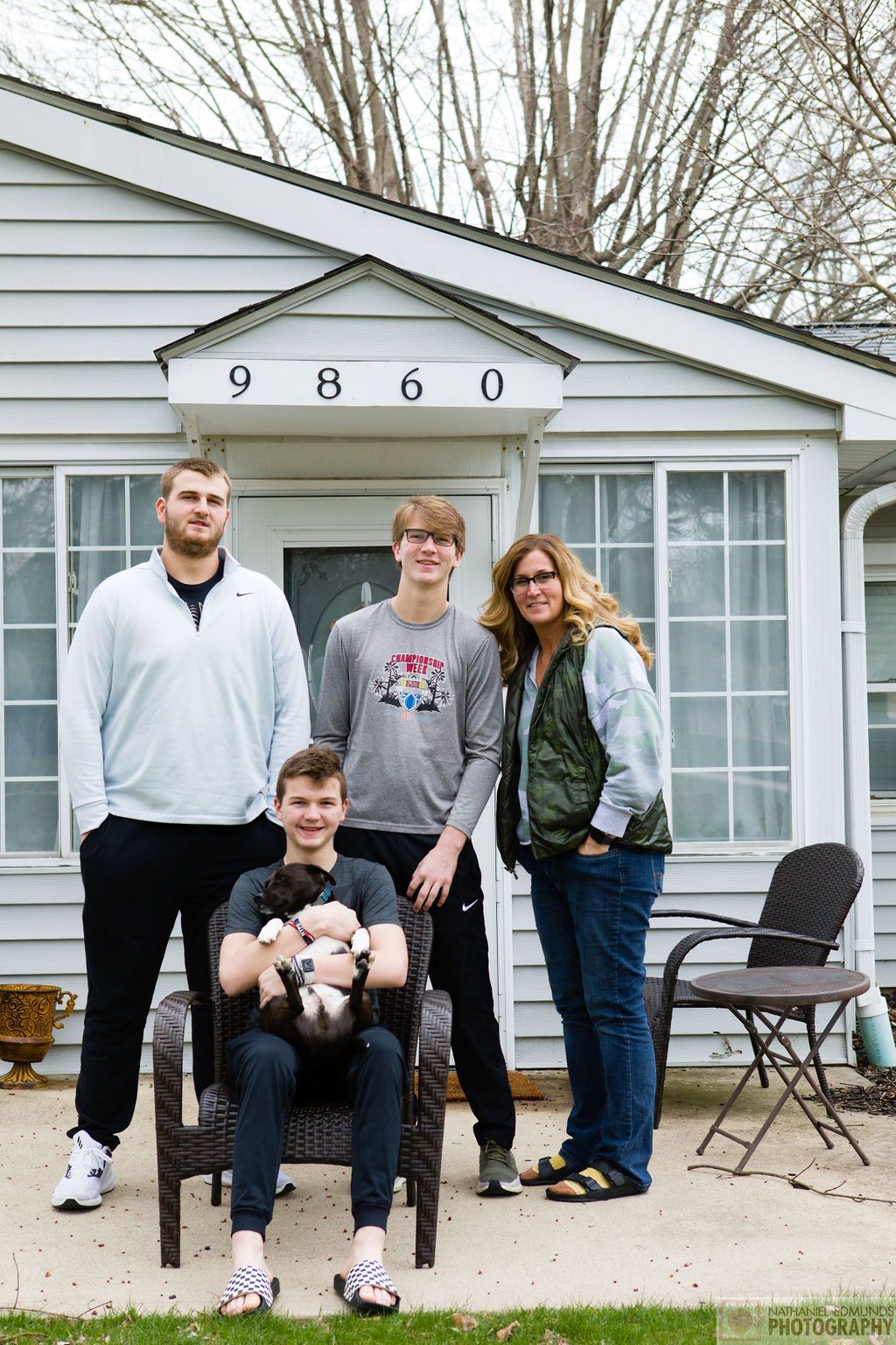 At Our Doorstep pictures of family during the pandemic