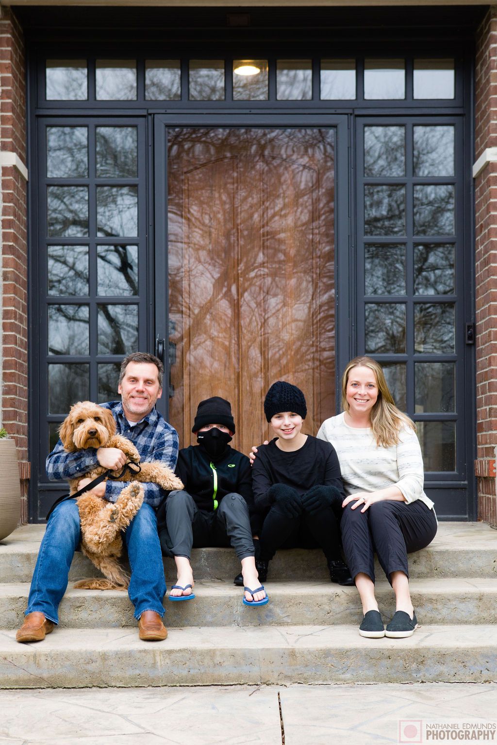 At Our Doorstep pictures of family during the pandemic