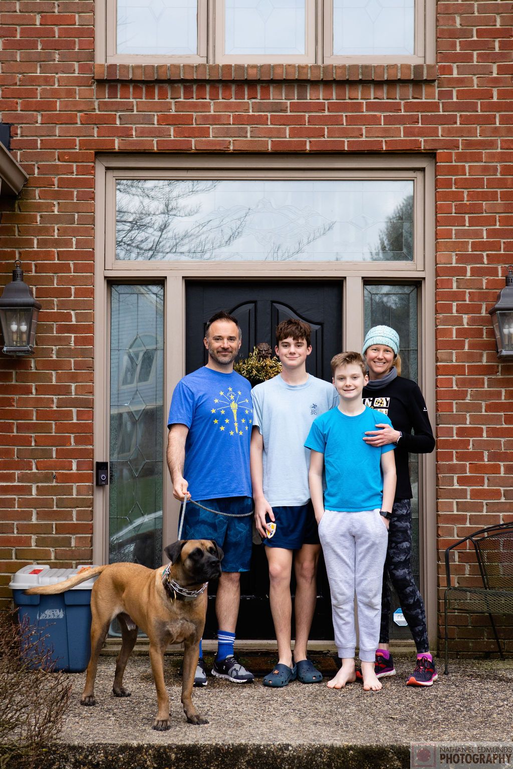 At Our Doorstep pictures of family during the pandemic