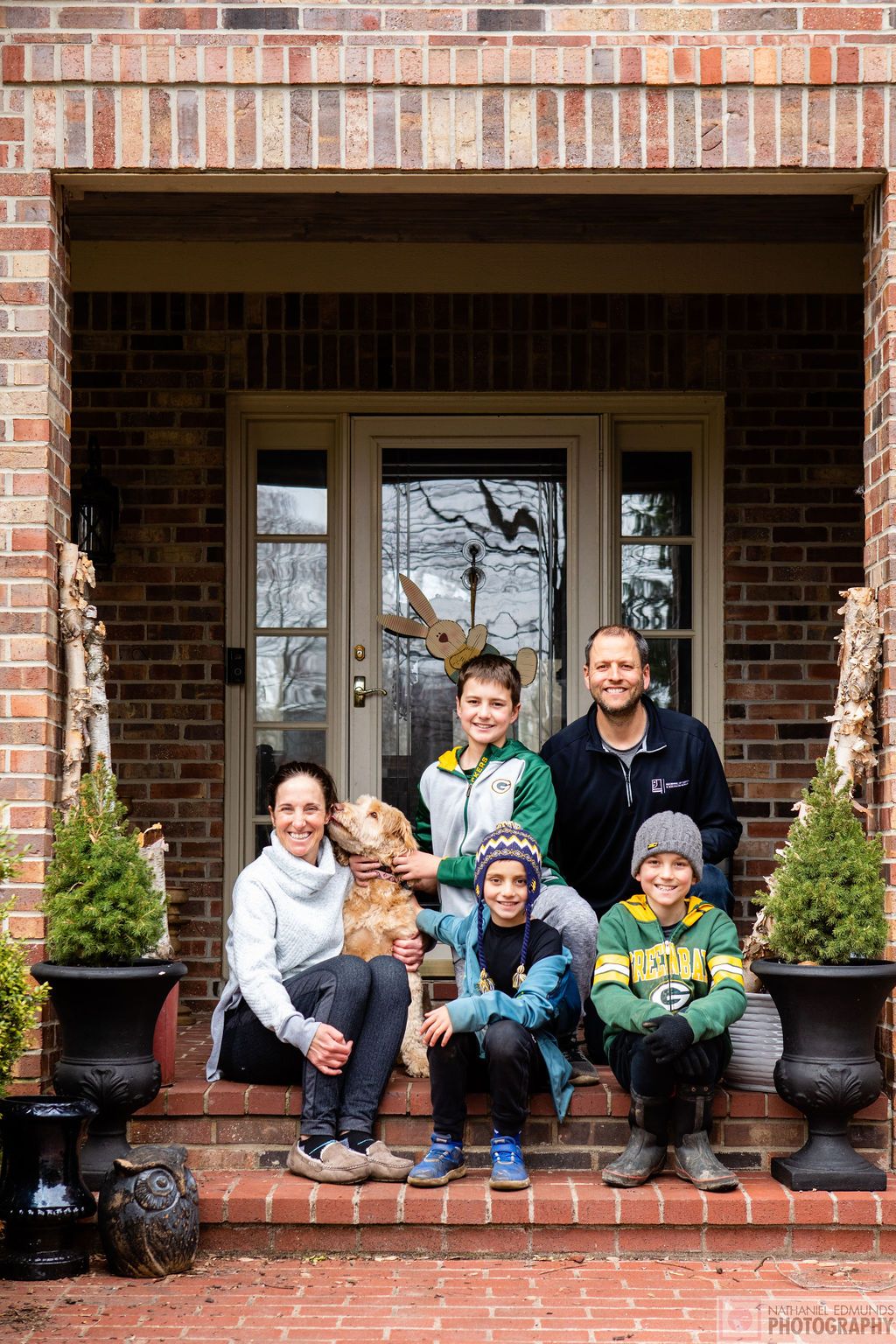At Our Doorstep pictures of family during the pandemic