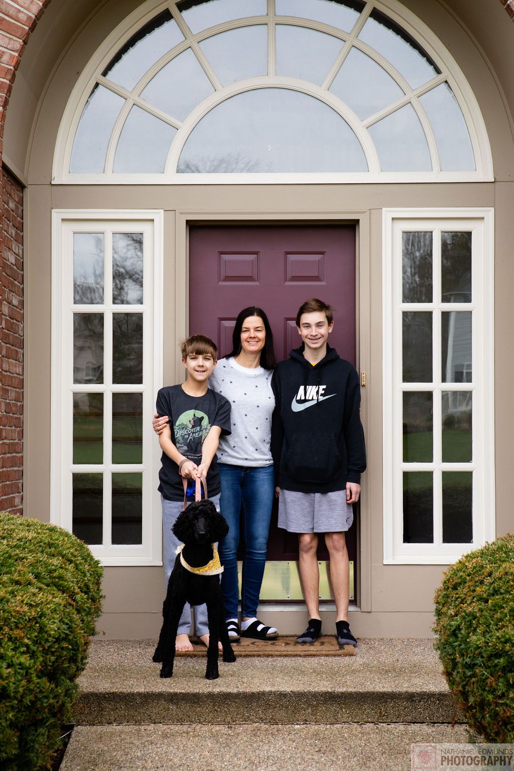 At Our Doorstep pictures of family during the pandemic