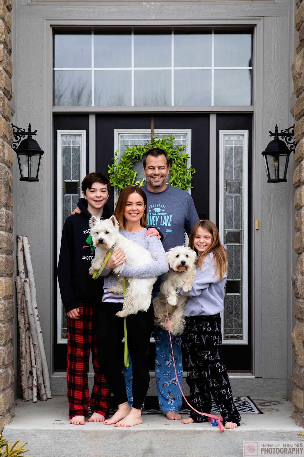At Our Doorstep pictures of family during the pandemic