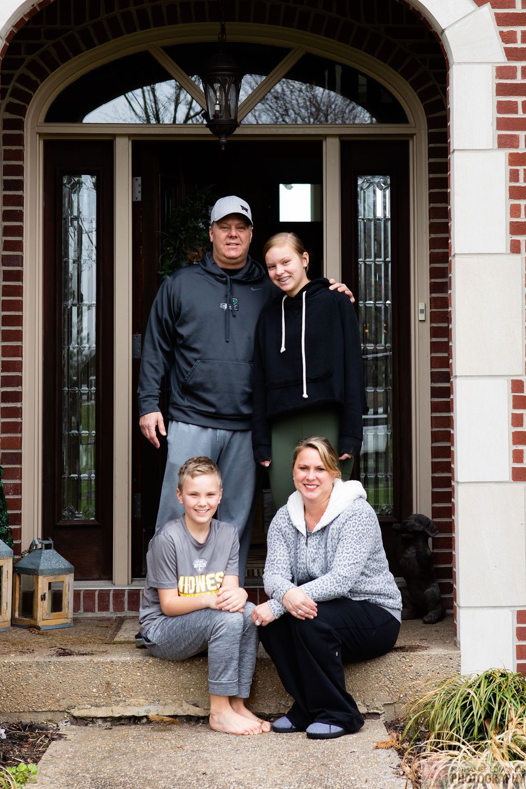 At Our Doorstep pictures of family during the pandemic