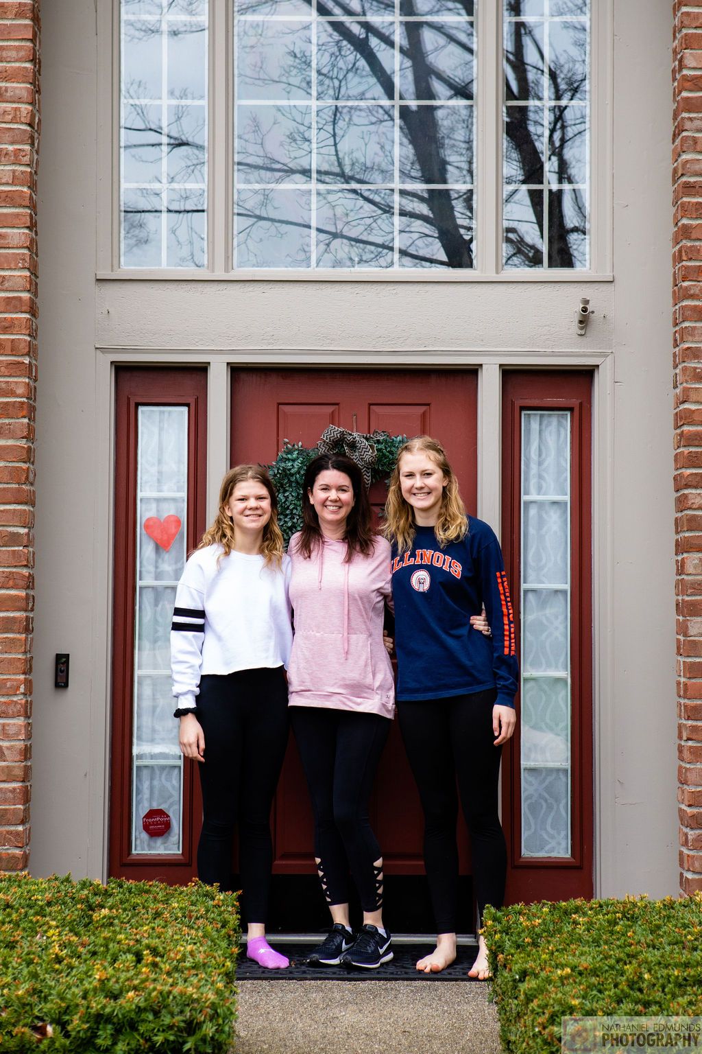 At Our Doorstep pictures of family during the pandemic