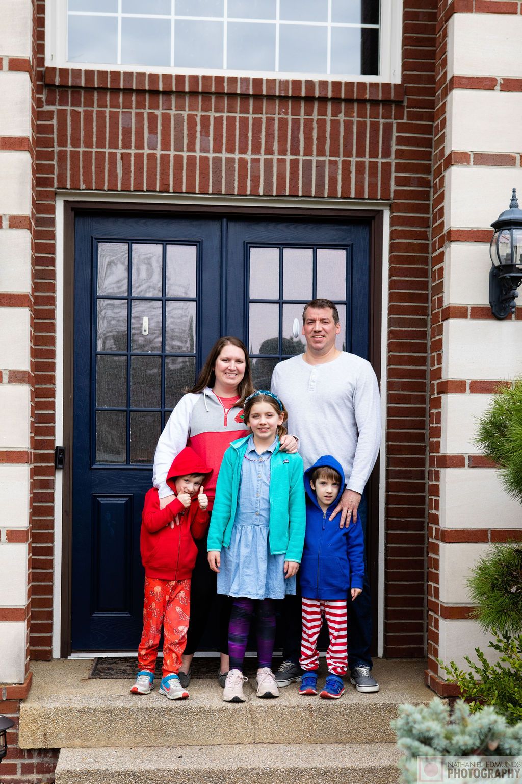 At Our Doorstep pictures of family during the pandemic