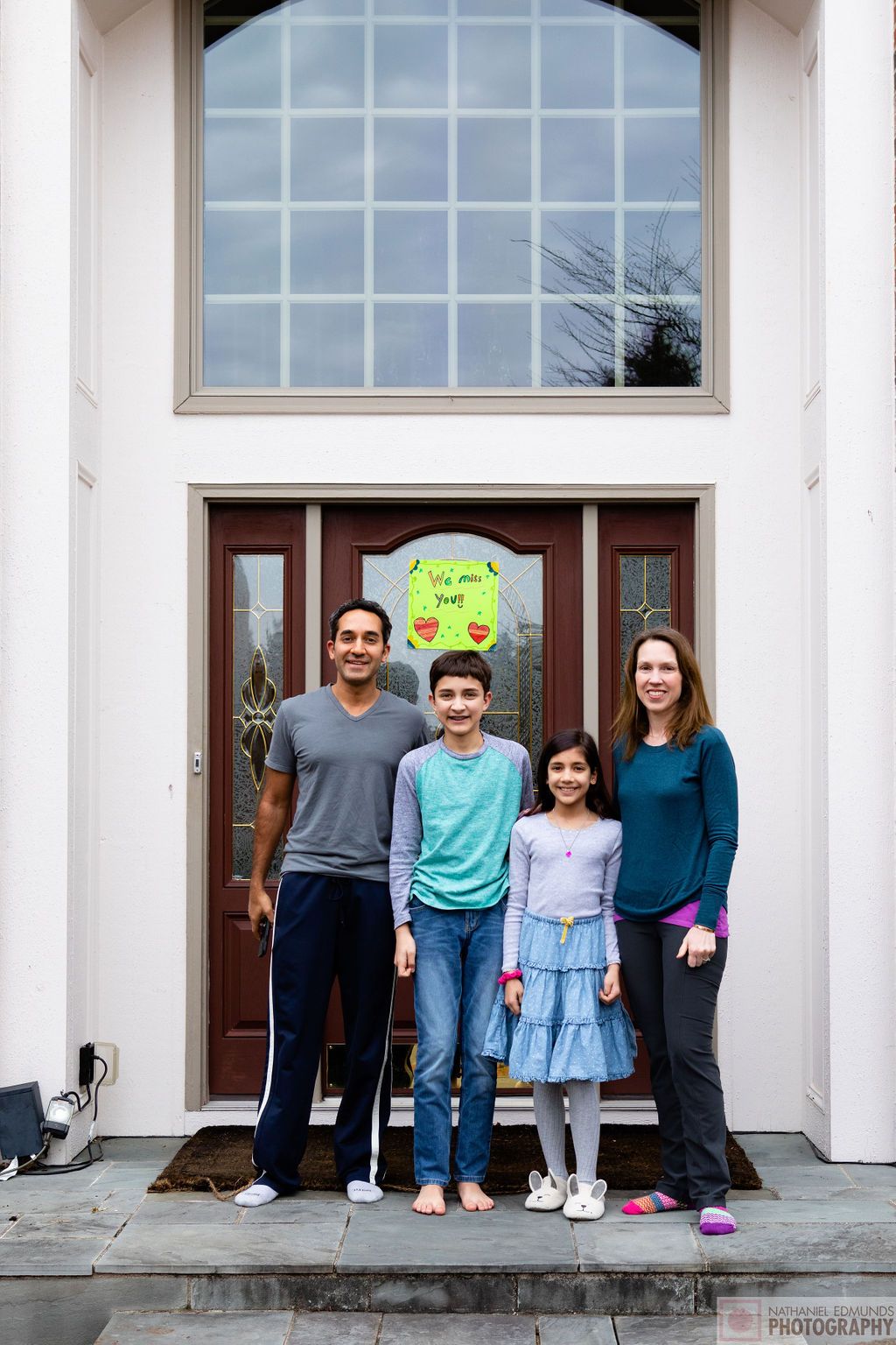 At Our Doorstep pictures of family during the pandemic