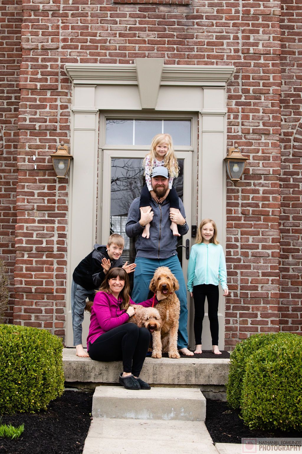 At Our Doorstep pictures of family during the pandemic