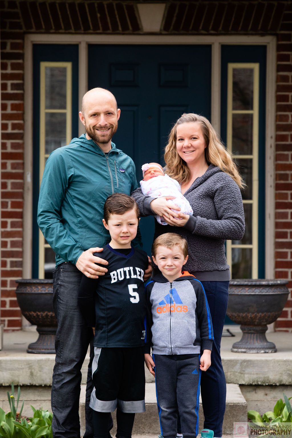 At Our Doorstep pictures of family during the pandemic