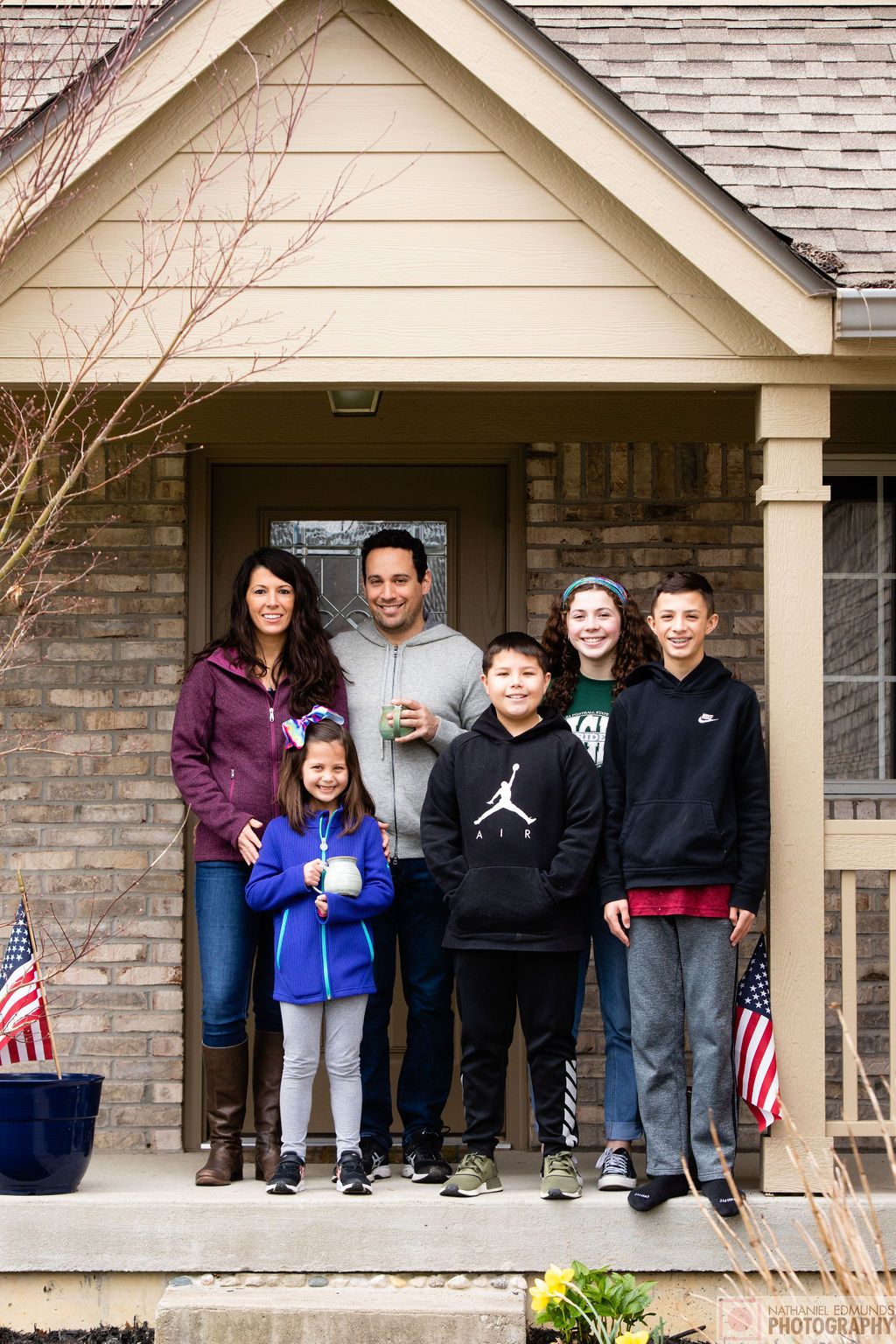 At Our Doorstep pictures of family during the pandemic