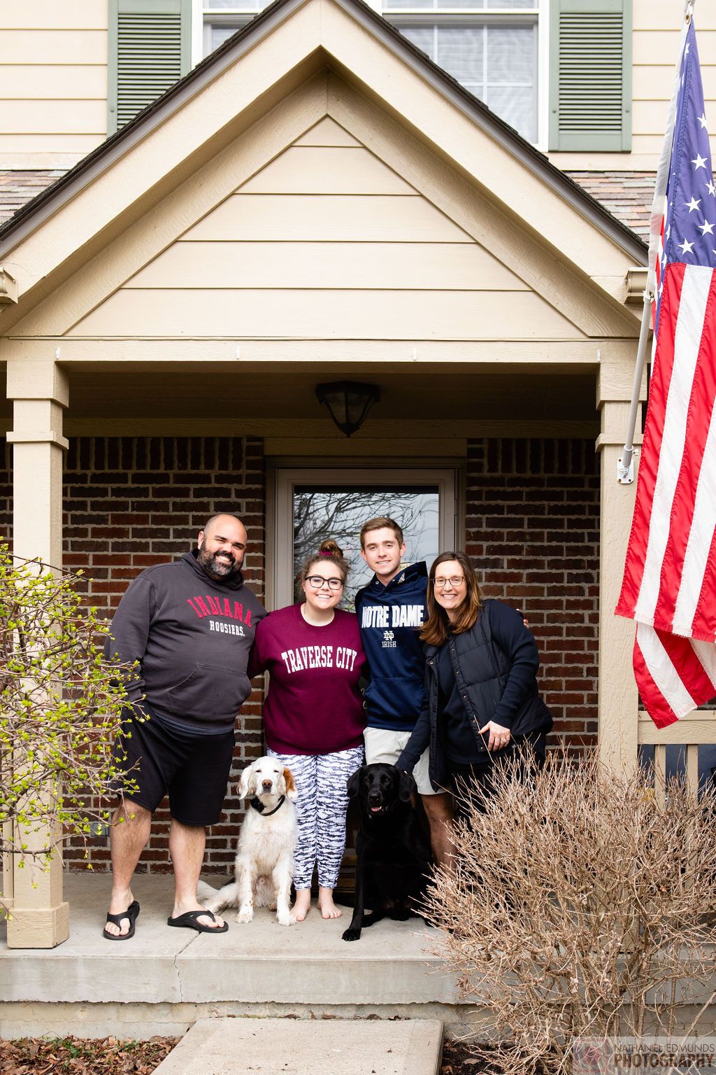 At Our Doorstep pictures of family during the pandemic