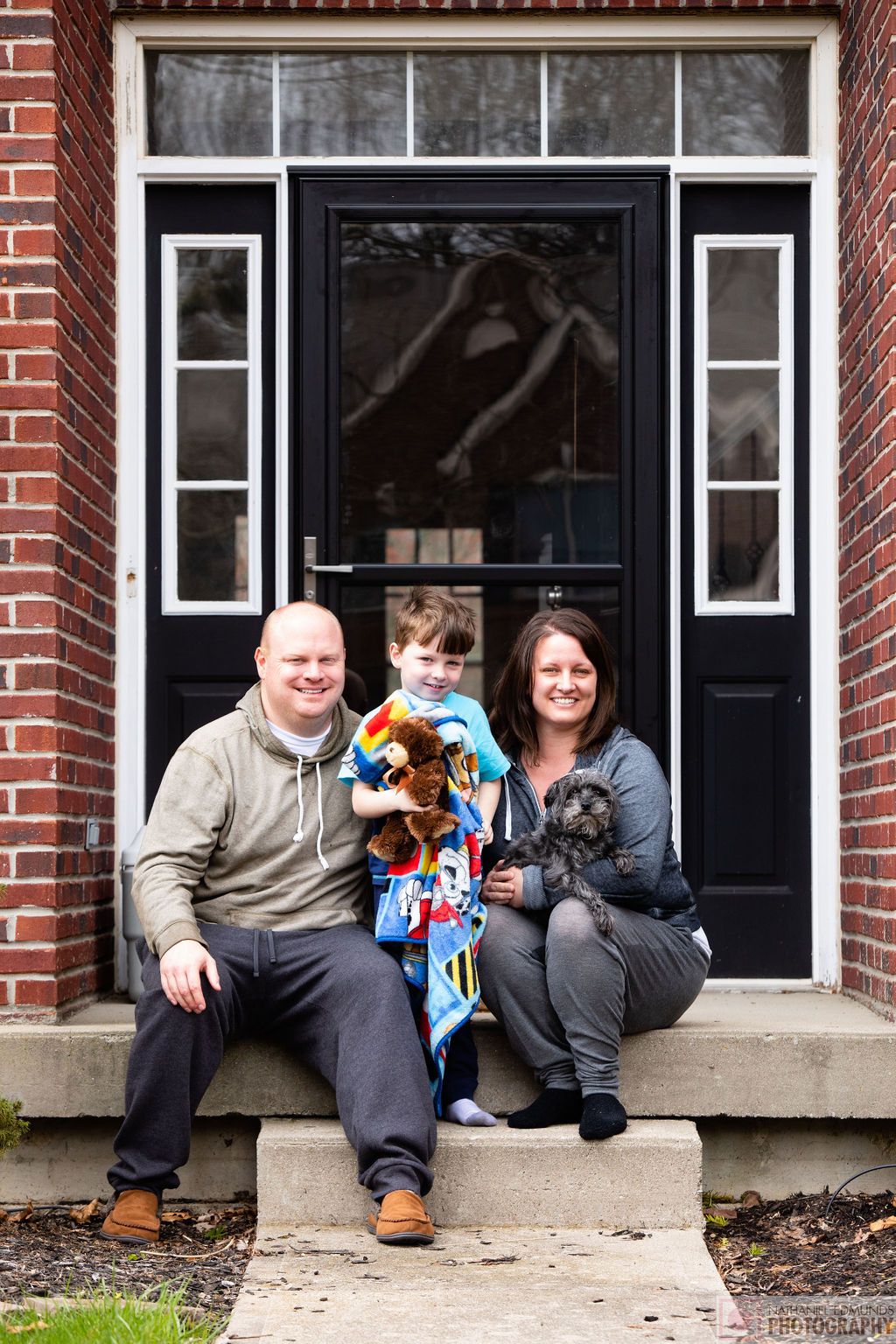 At Our Doorstep pictures of family during the pandemic