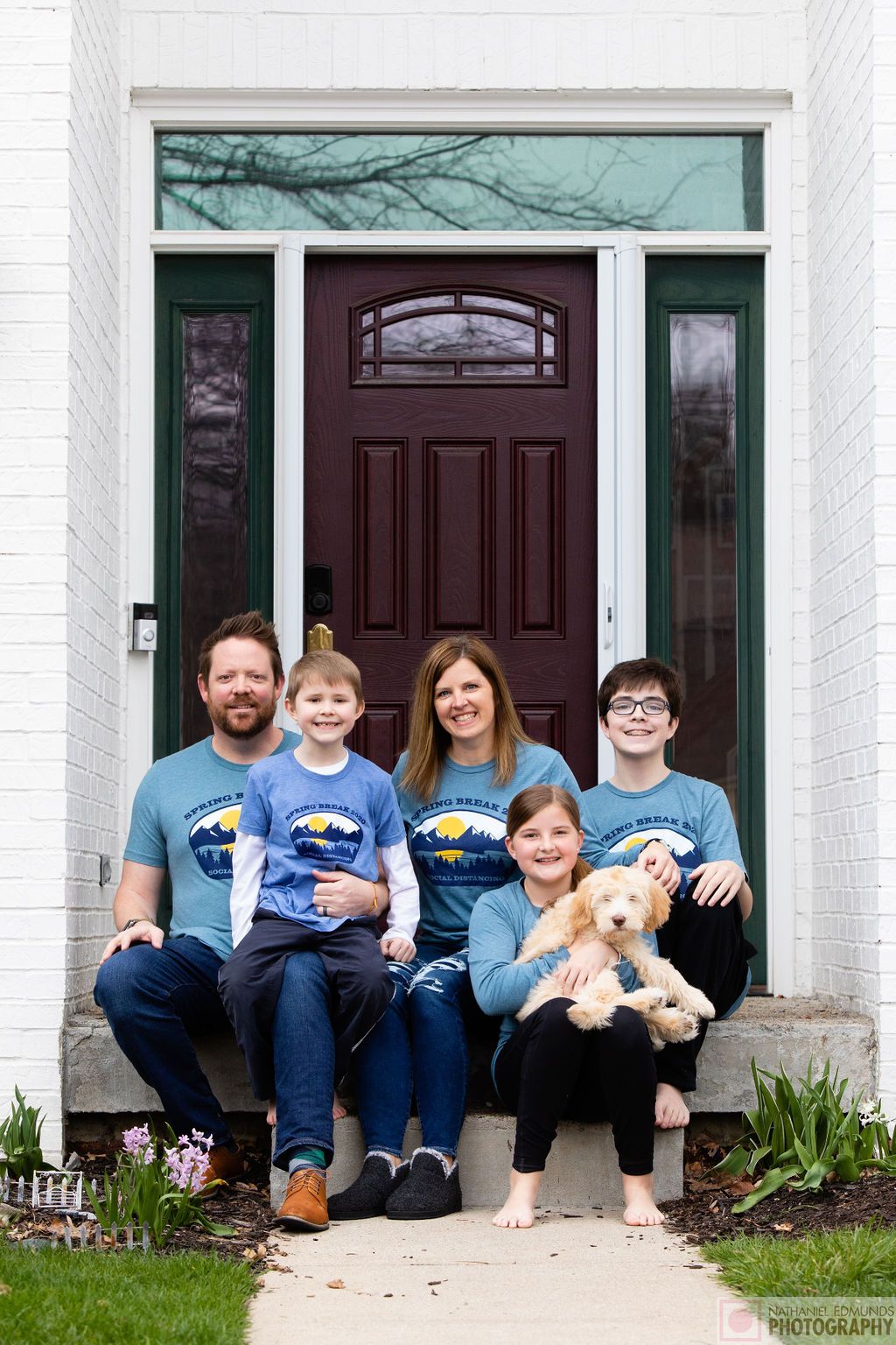 At Our Doorstep pictures of family during the pandemic