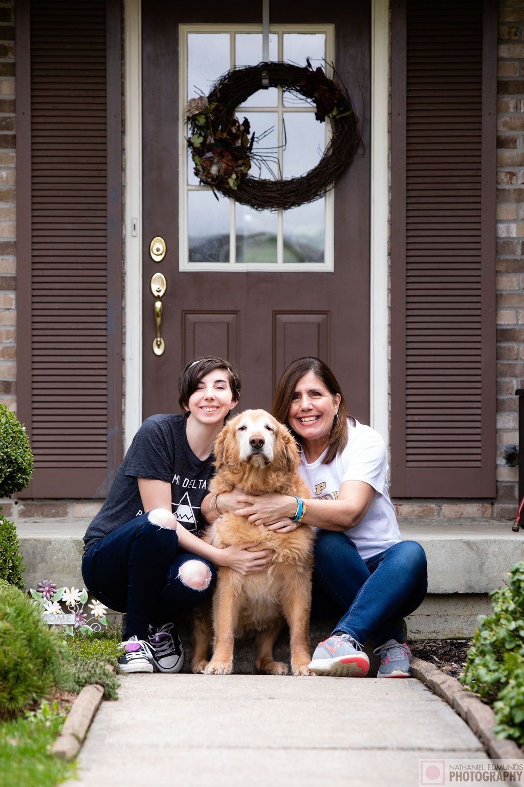 At Our Doorstep pictures of family during the pandemic