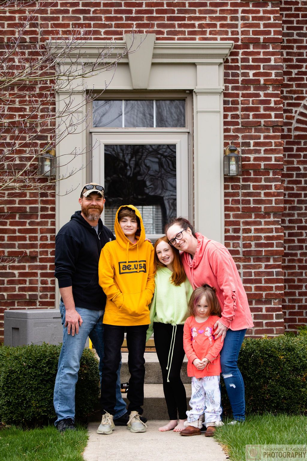 At Our Doorstep pictures of family during the pandemic