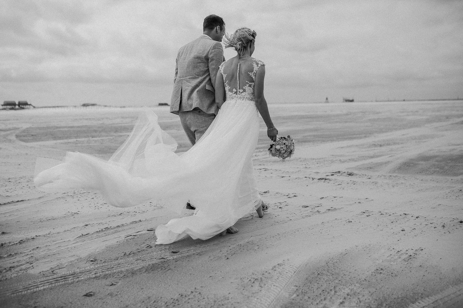 Hochzeitsfotografin SPO. St. Peter Ording Hochzeit. Heiraten an der Nordsee.