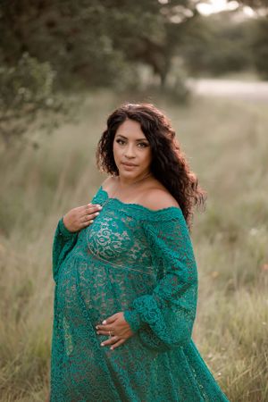 san antonio sunset maternity session
