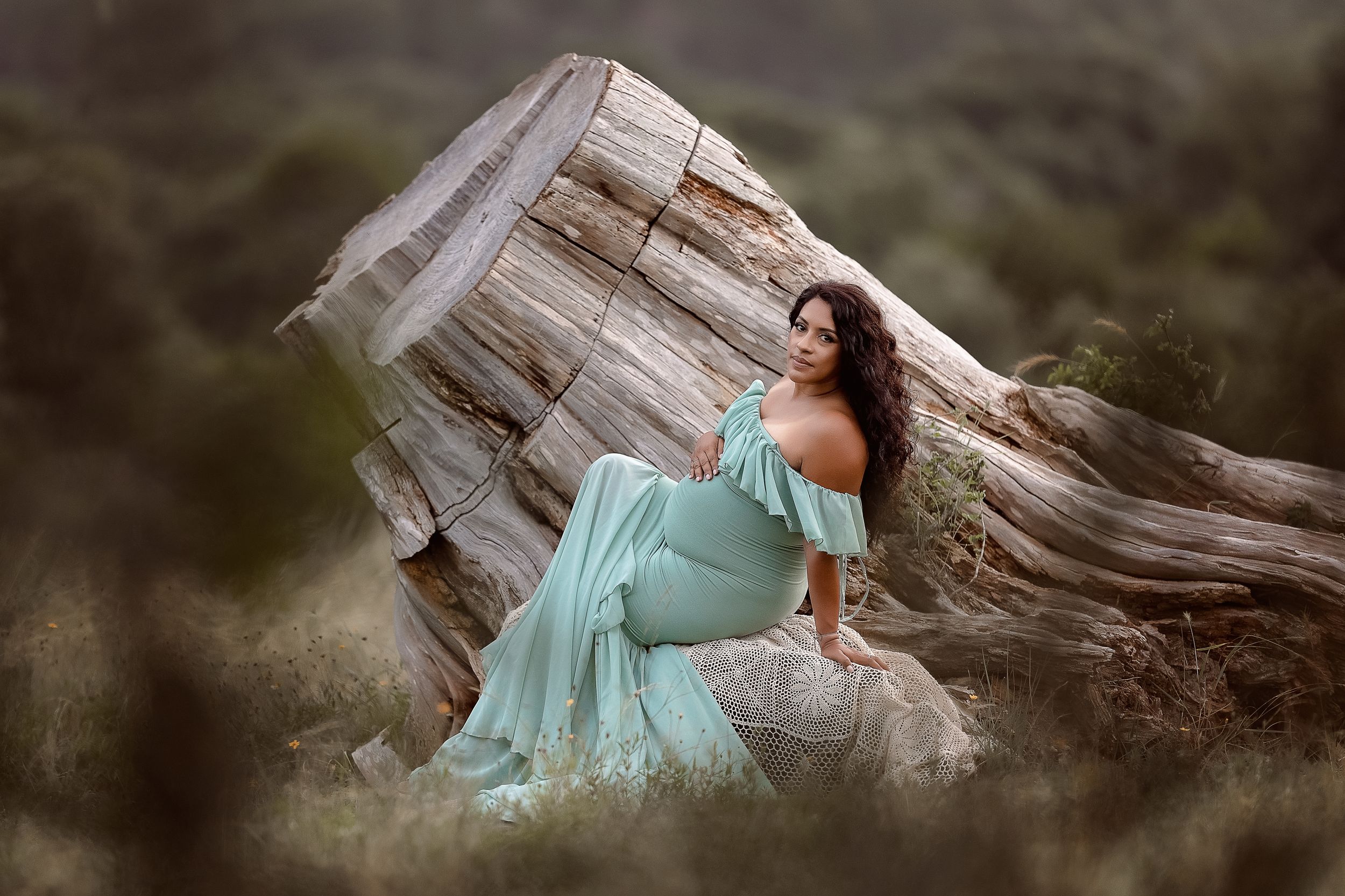 san antonio sunset maternity session