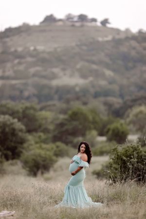 san antonio sunset maternity session