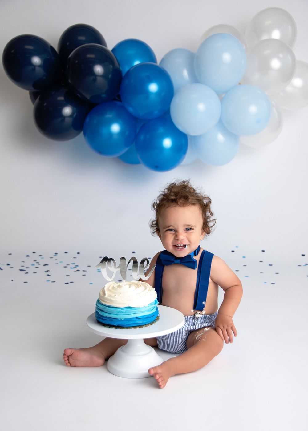 Cleveland Family Photographer 1 Year Cake Smash