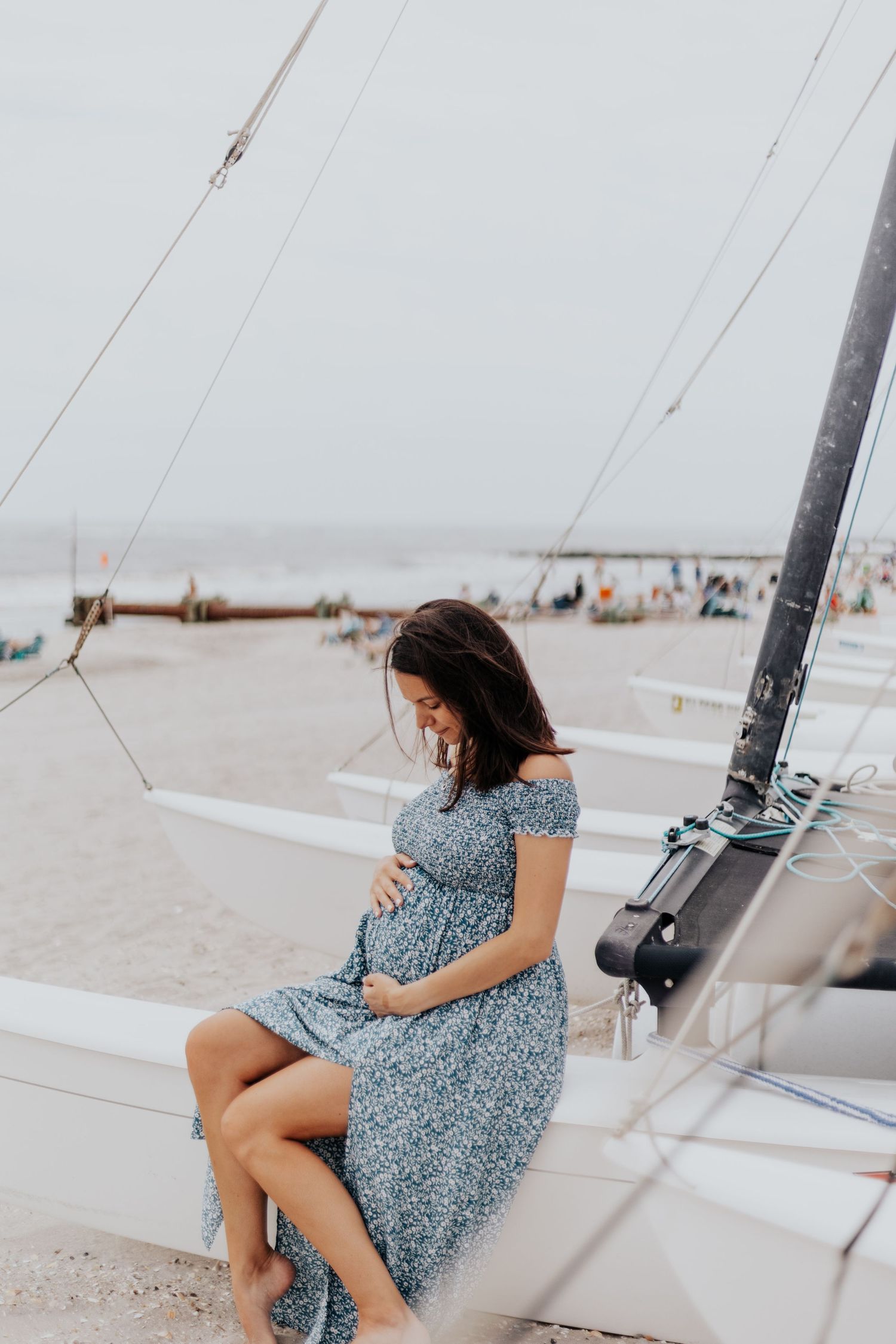 maternity session in ocean city nj