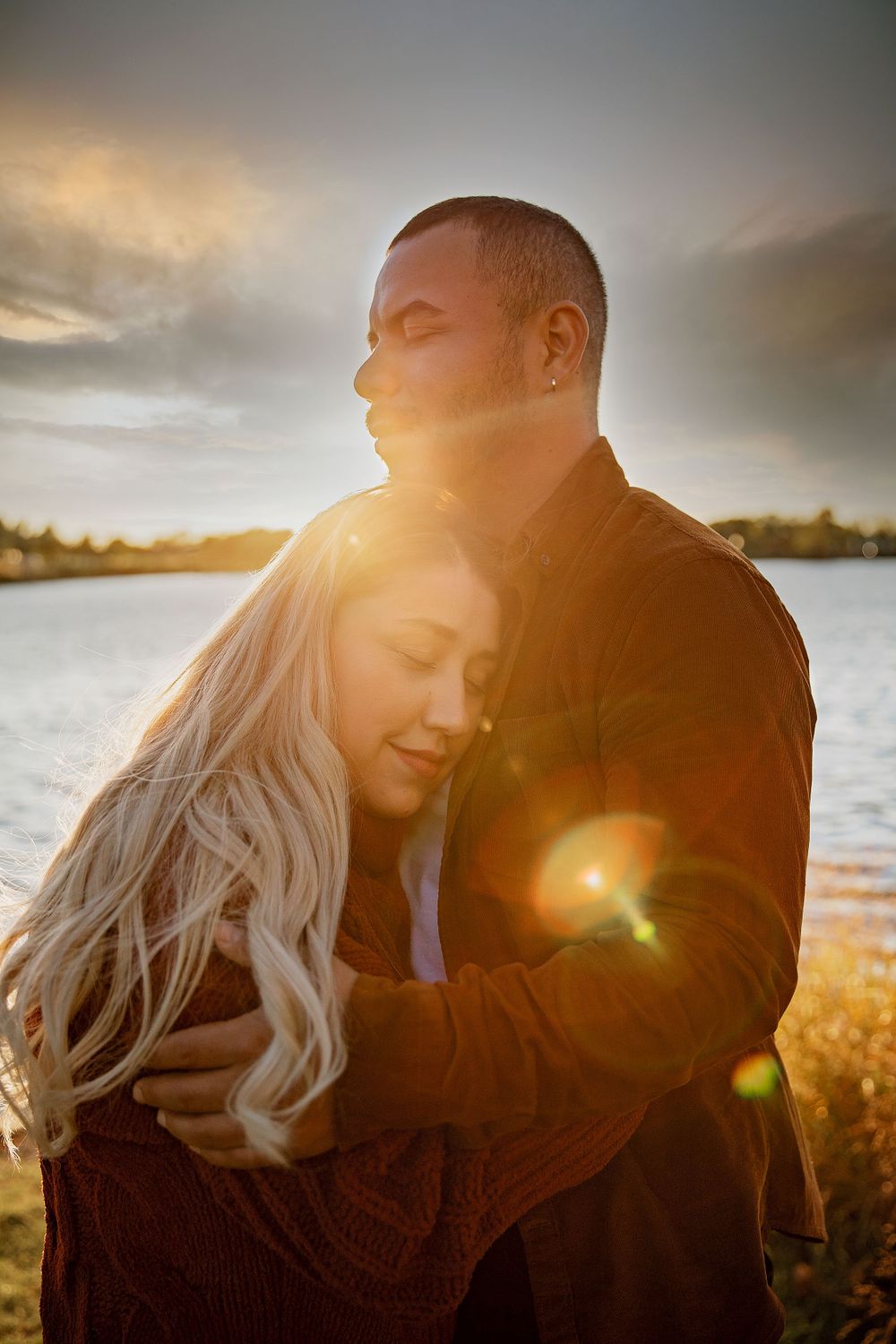 Engagement  Chicago Photographer Sandra Rodriguez Photography  indiana dunes beach session fall