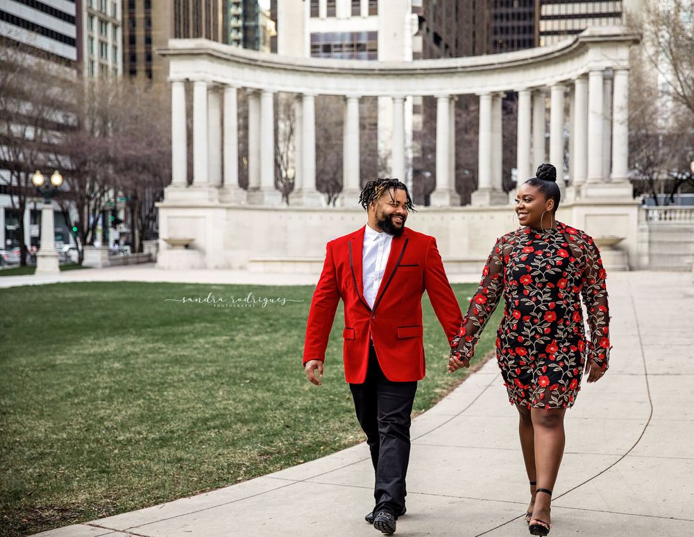 Engagement  Chicago Photographer Sandra Rodriguez Photography  millennium park
