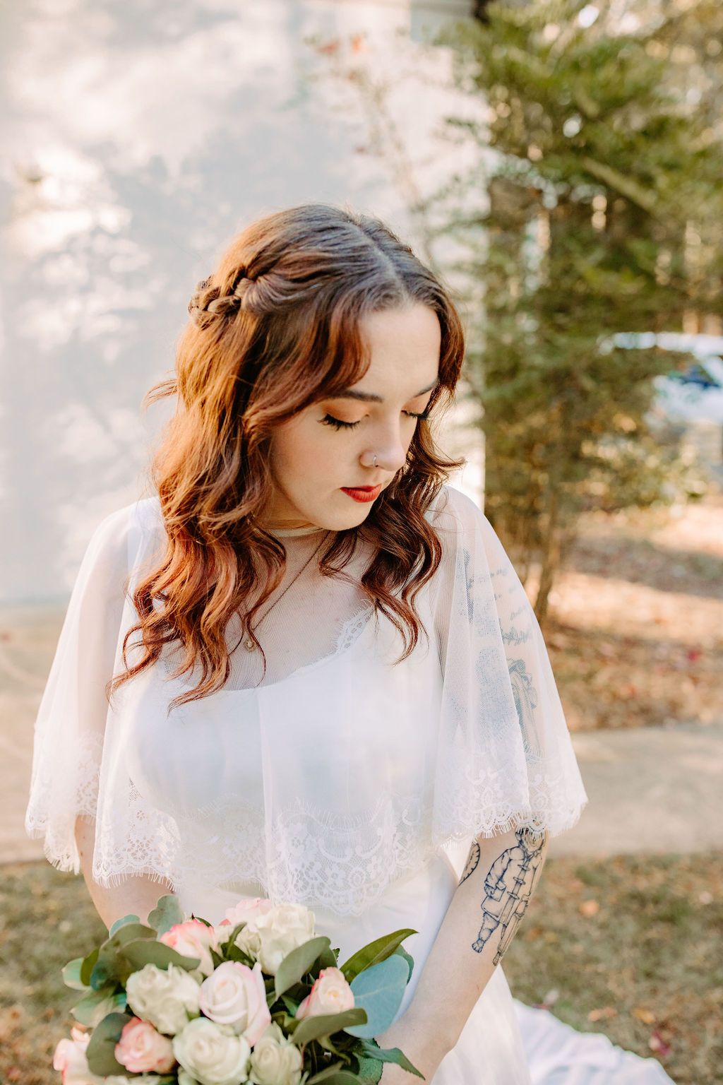 Bridal portrait picture ideas at Sanctuaire Atelier.