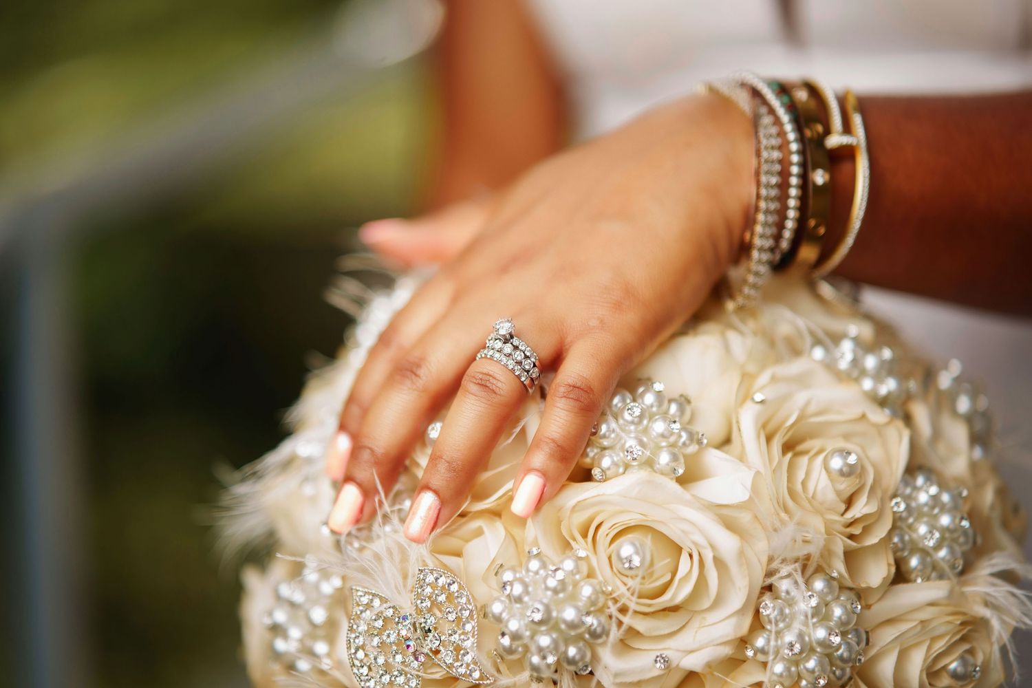 Wedding rings and bouquet detail shot by M.Pact Photography

wedding photographer in trinidad