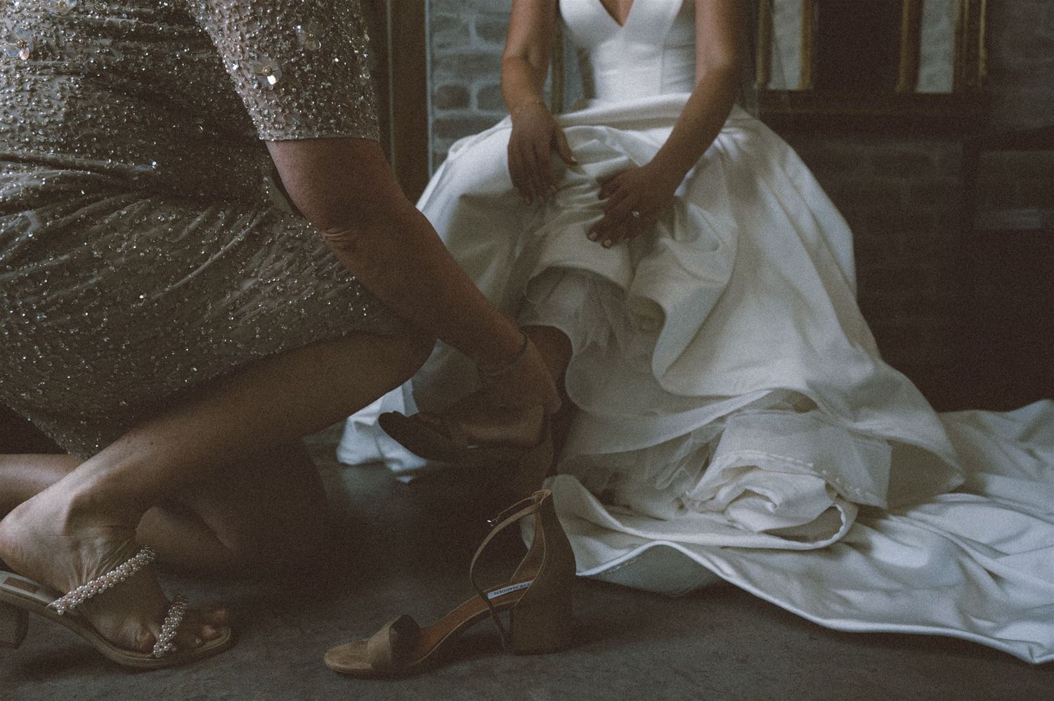 Modern wedding at The Astorian in Houston, Tx. Brides dress is from Anna Be Bridal.