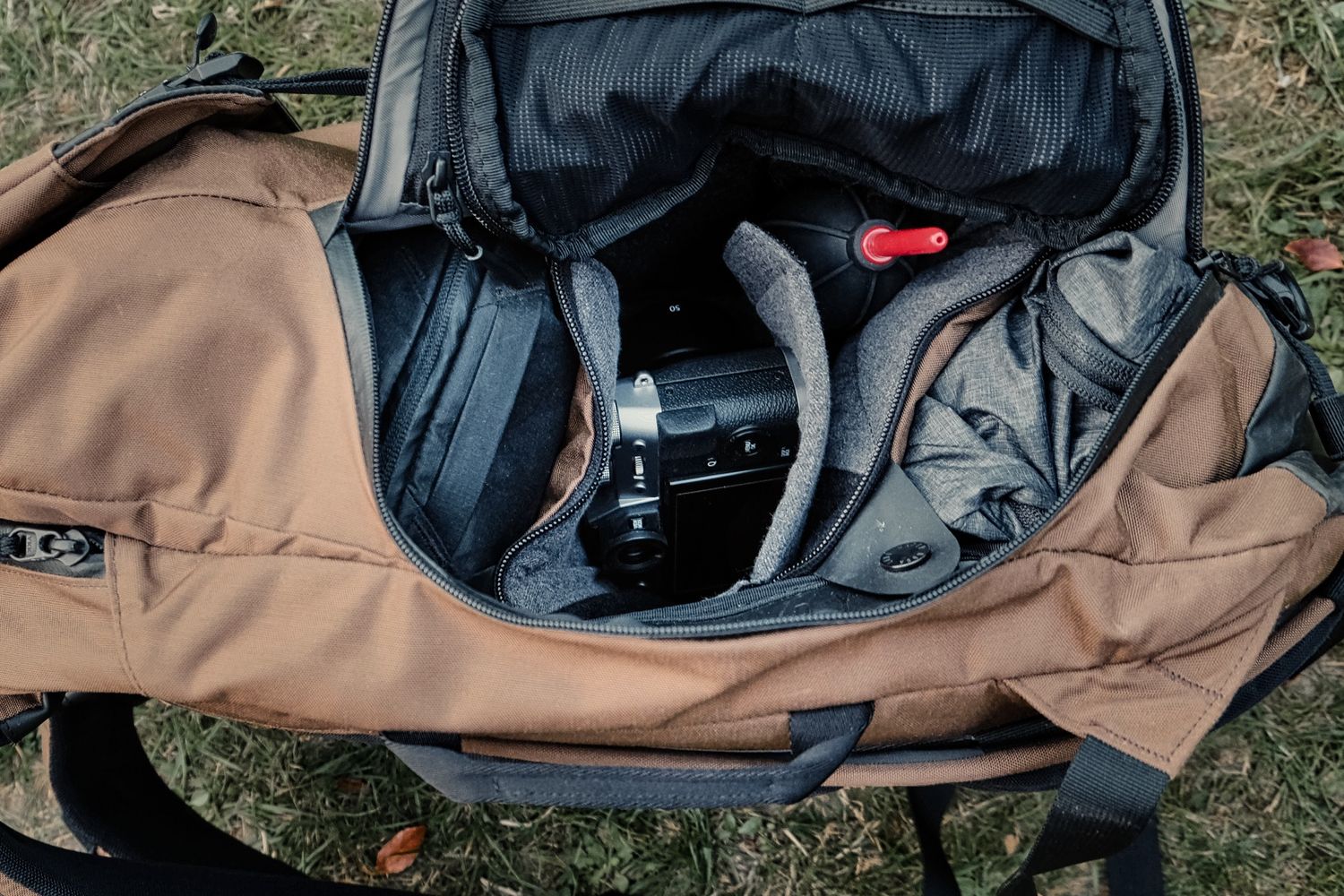 boundary supply prima system backpack tan verge case side access photo review critique