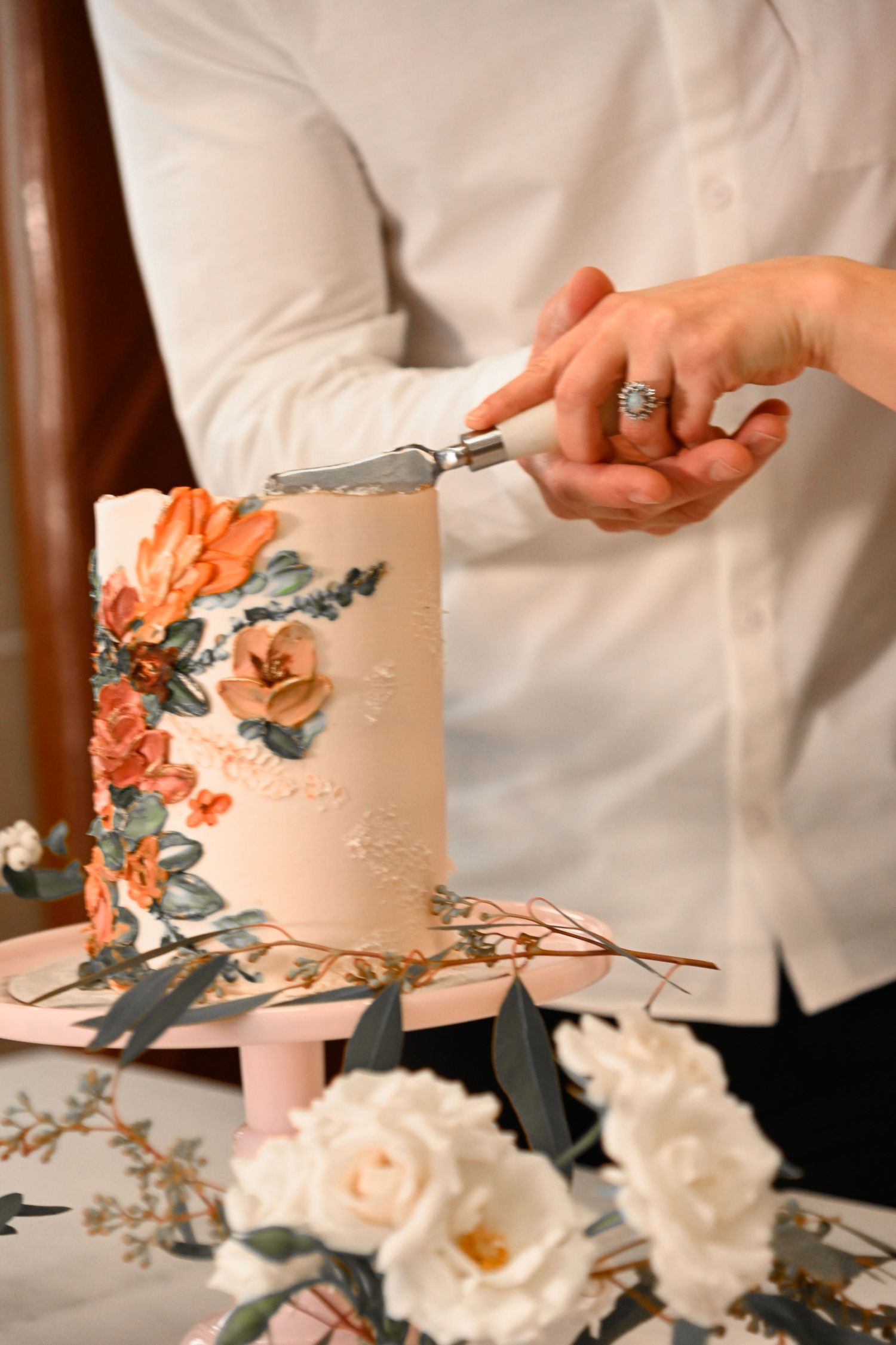 Cake Cutting by Greater Rochester Photographer, Natalie Fox, from Natalie Fox Photography in The Metropolitan