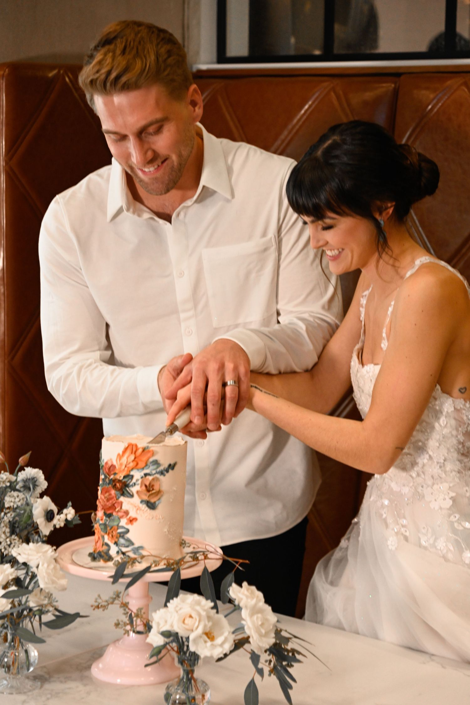 Cutting the Cake Ceremony by Greater Rochester Photographer, Natalie Fox, from Natalie Fox Photography in The Metropolit
