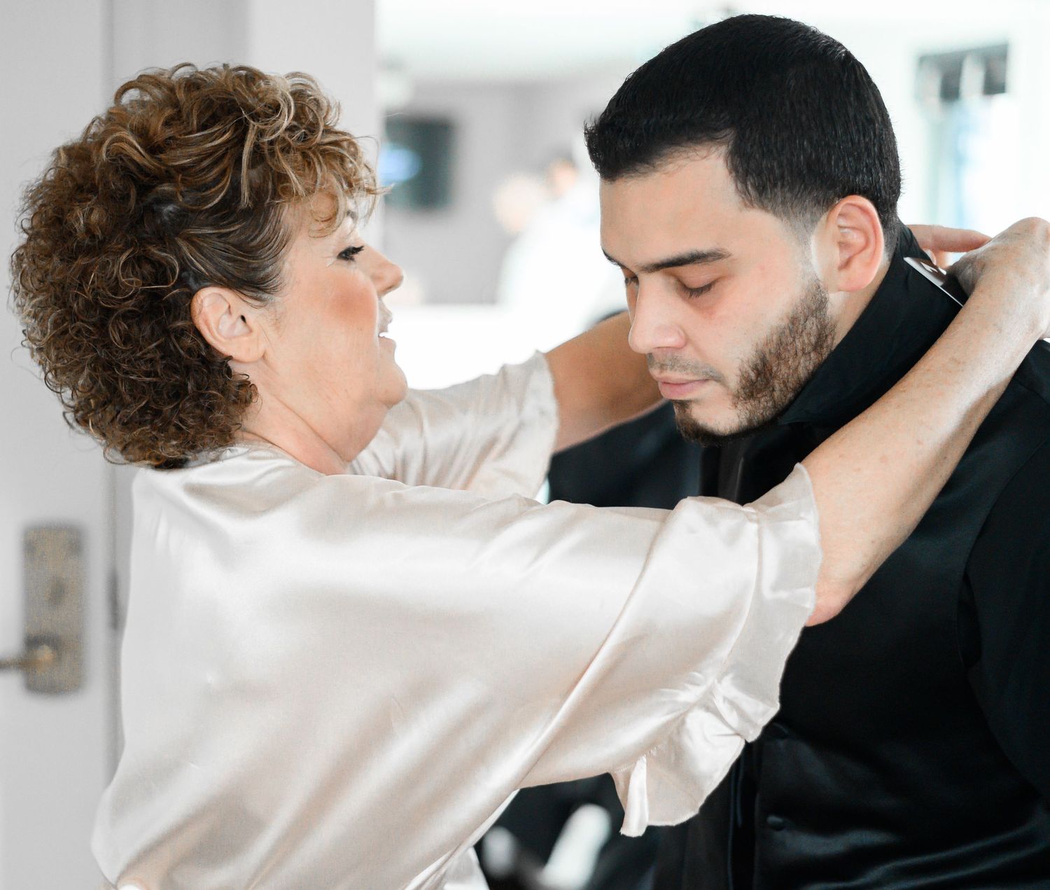 Groom and Mother by Greater Rochester Photographer, Natalie Fox, from Natalie Fox Photography in The Metropolitan
