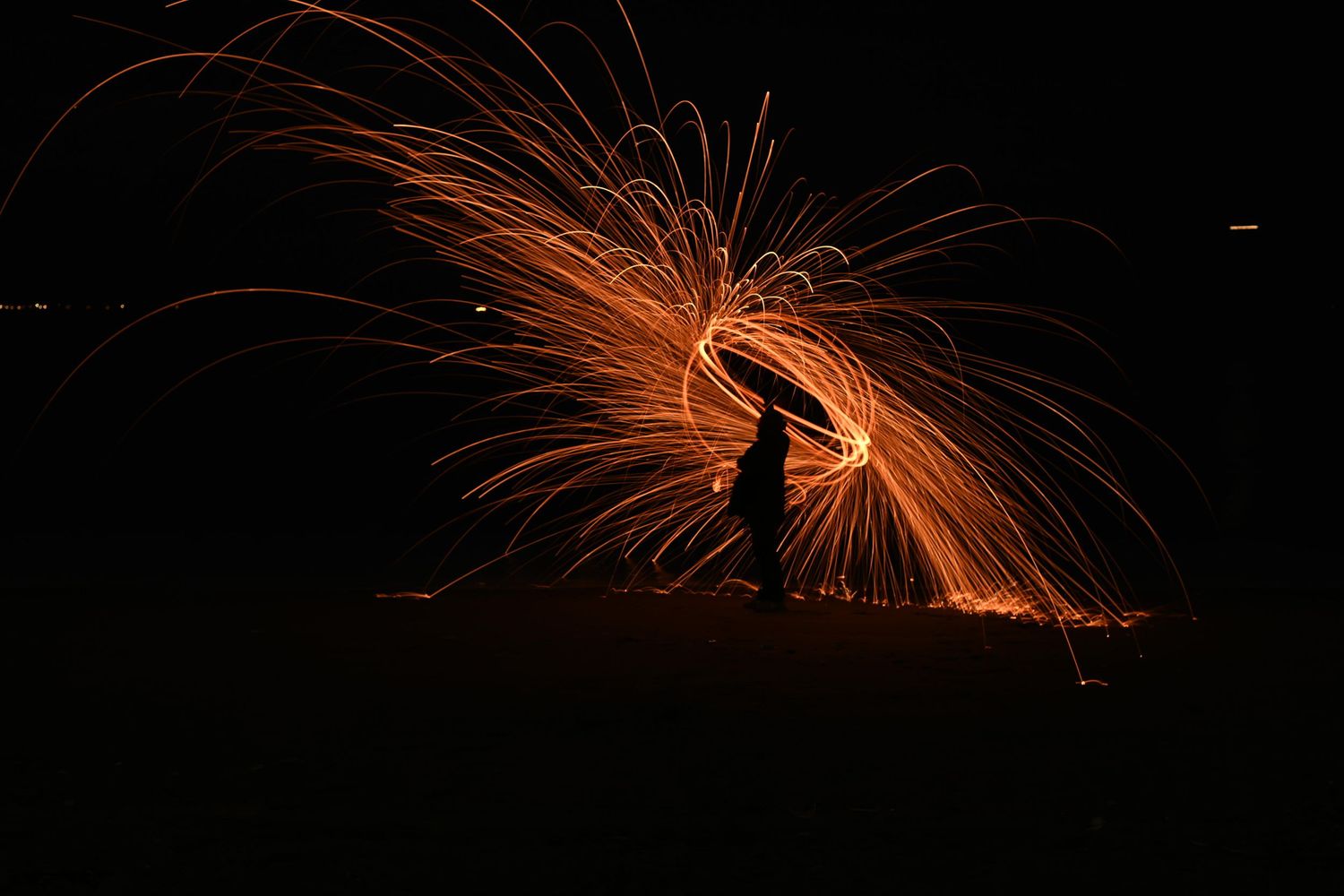 Long Exposure Photography of Steel Wool