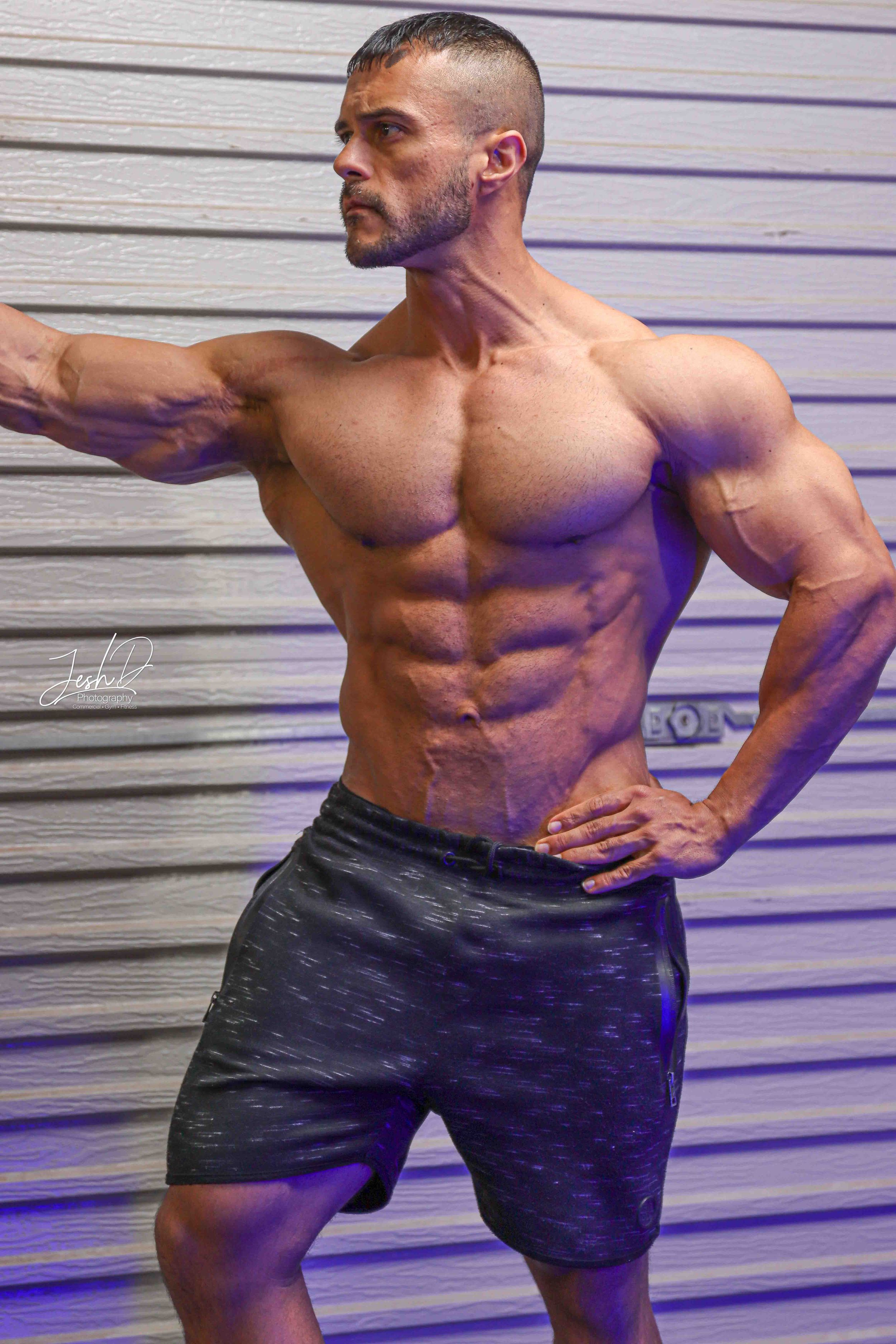 fitness photoshoot of IFFB pro