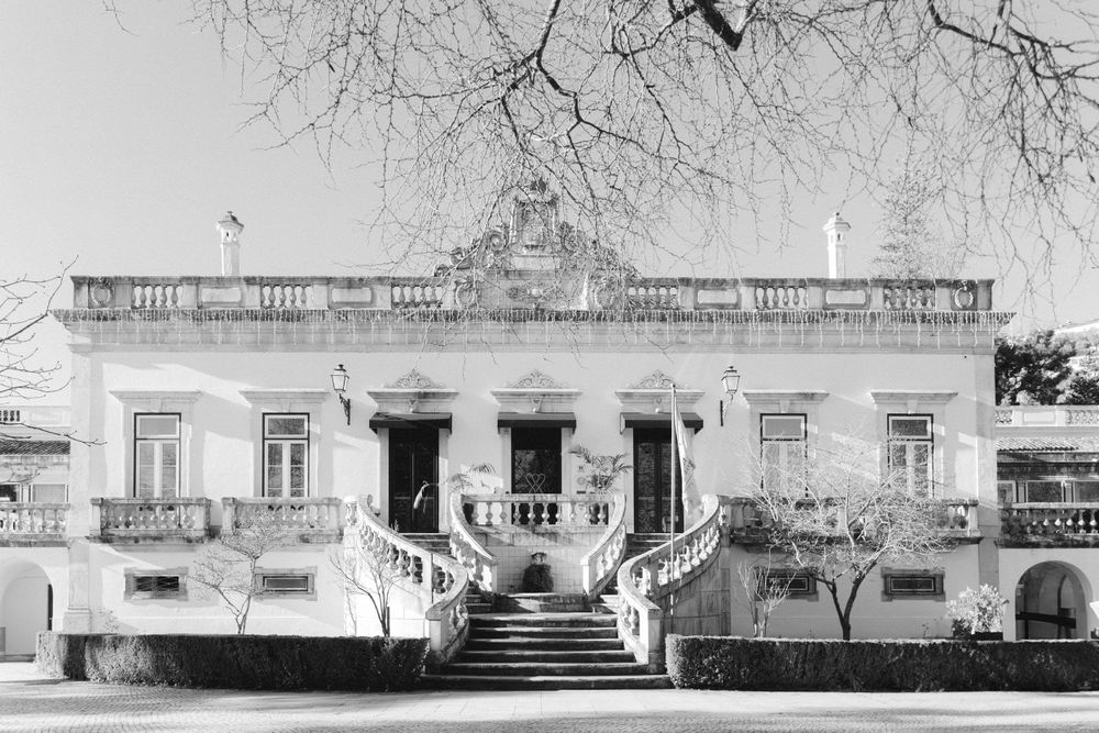 Fachada do Hotel Quinta das Lágrimas em Coimbra
